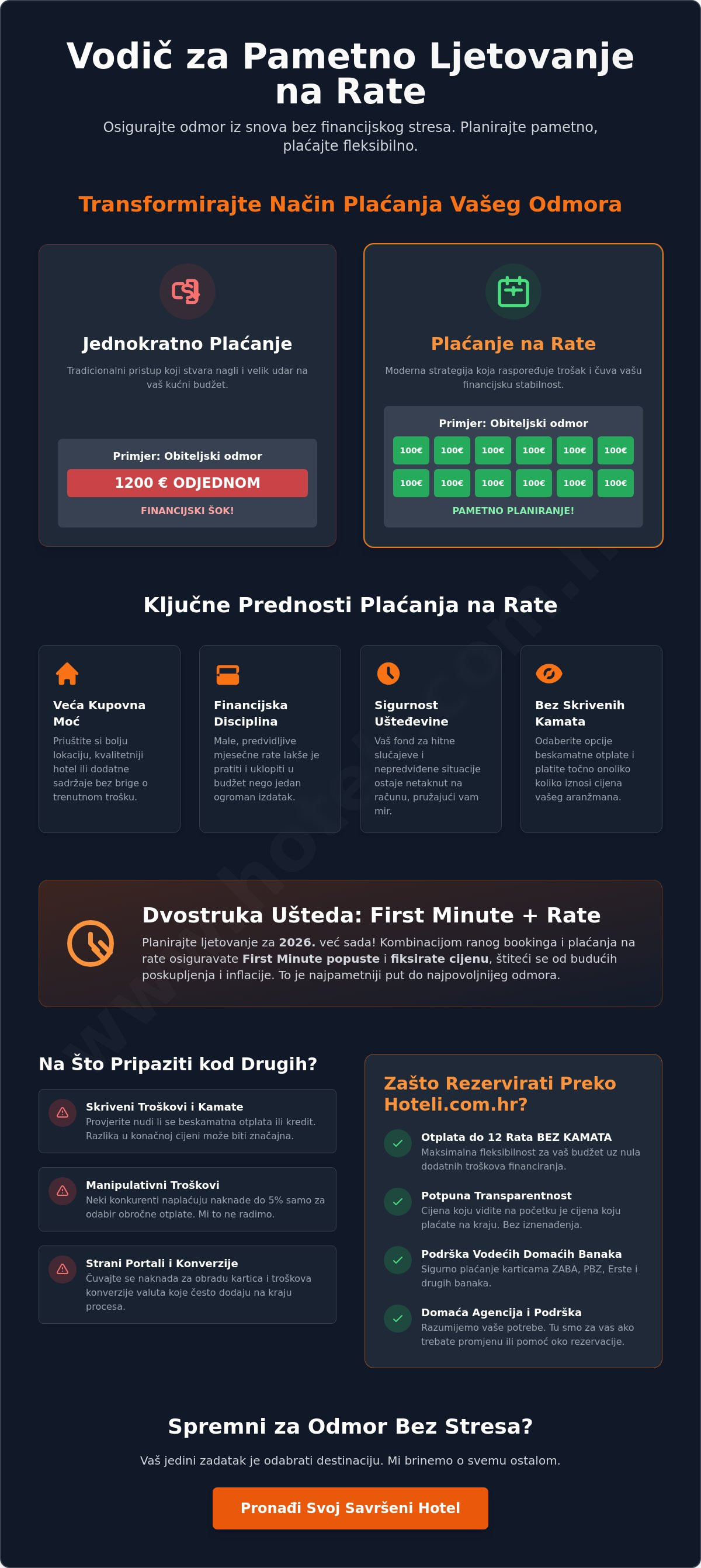 Ljetovanje na rate